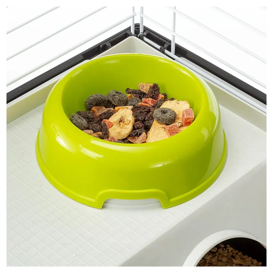 Ferplast Casita 80 78x48x50 cm hall metall-plastik puur meriseale ja küülikule, joogipudeli ja toidukausiga – 12