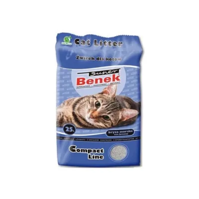 bentoniidist paakuv kassiliiv 25l Super Benek Compact Sea Breeze