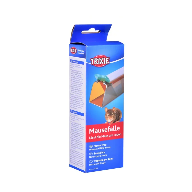 Trixie TX-4192 plastikust hiirelõks ohutu pakendil