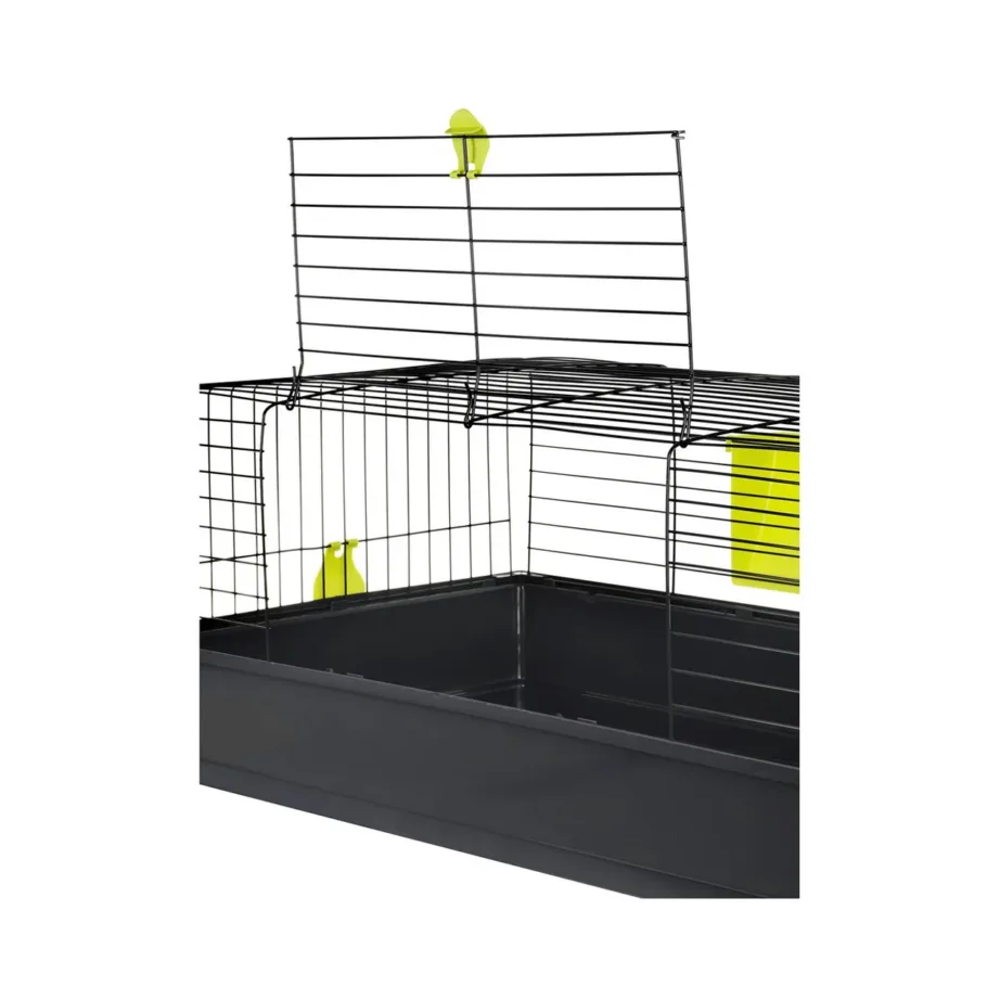 ZOLUX Classic 98x52x38 cm tumehall/seladoni näriliste puur heinarestiga merisigadele, küülikutele ja hiirtele – 6