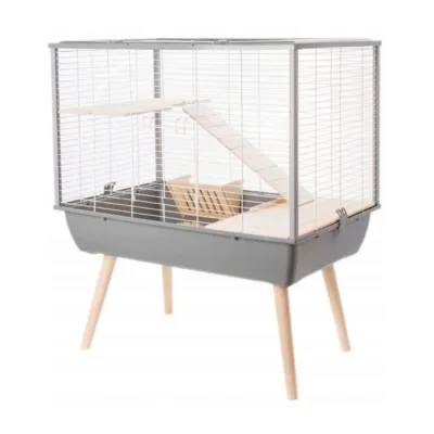 hall näriliste puur metallist ZOLUX Neo Muki H58 kahe tasandiga