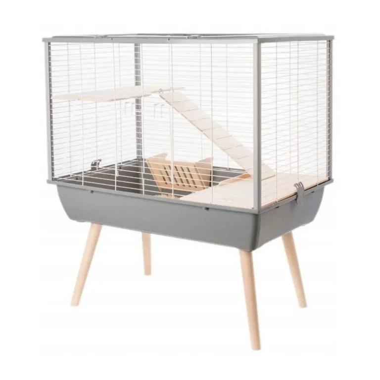 hall näriliste puur metallist ZOLUX Neo Muki H58 kahe tasandiga
