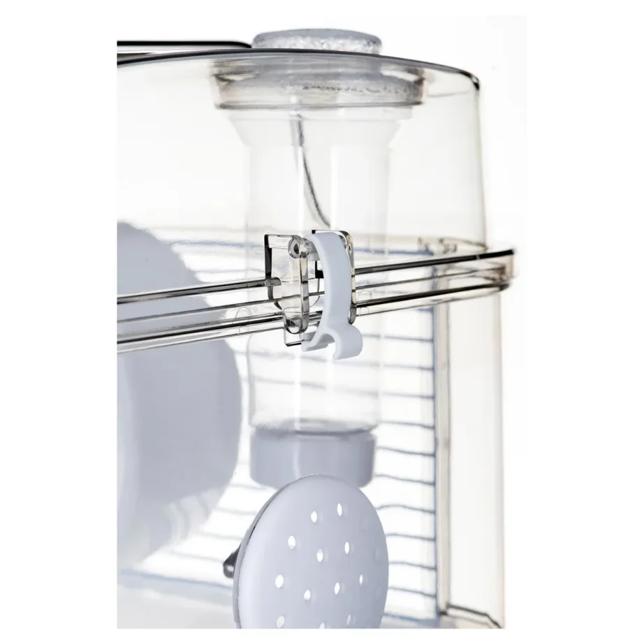 Zolux Rody3 Trio White 41x27x53 cm plastist ja metallist puur hamstritele, hiirtele ja rottidele – 5