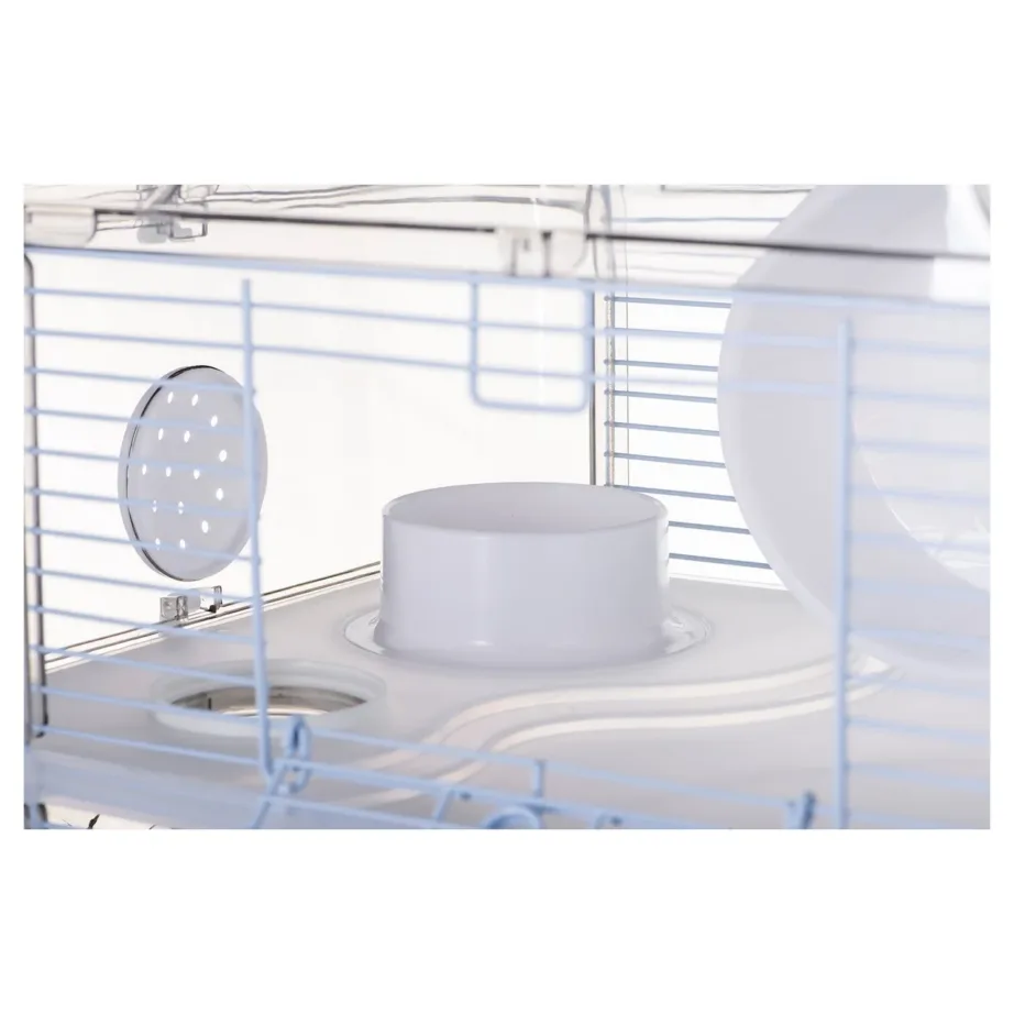 Zolux Rody3 Trio White 41x27x53 cm plastist ja metallist puur hamstritele, hiirtele ja rottidele – 6