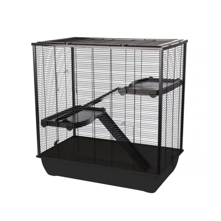 must kahe tasandiga hamsteripuur INTER-ZOO Frodo metallist