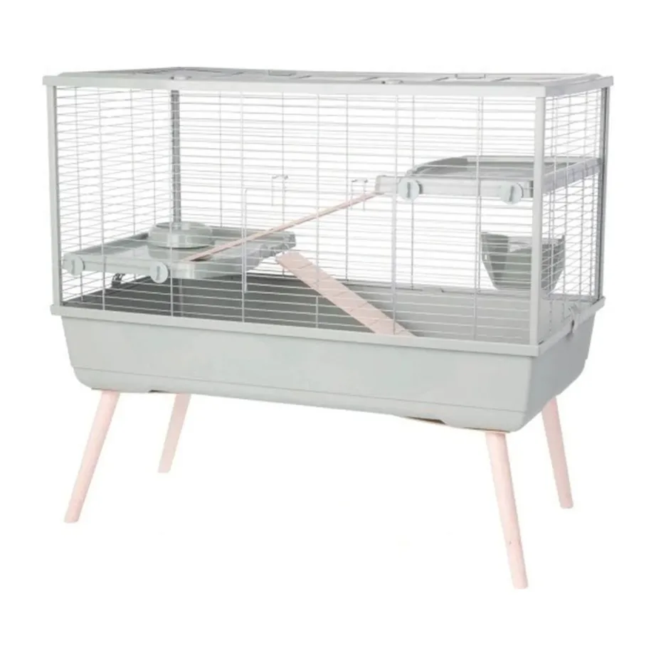 ZOLUX Neolife 100 99x54x92 cm roheline puidust, metallist ja plastikust puur närilistele ja küülikutele, tarvikutega (mudel 205660VER)