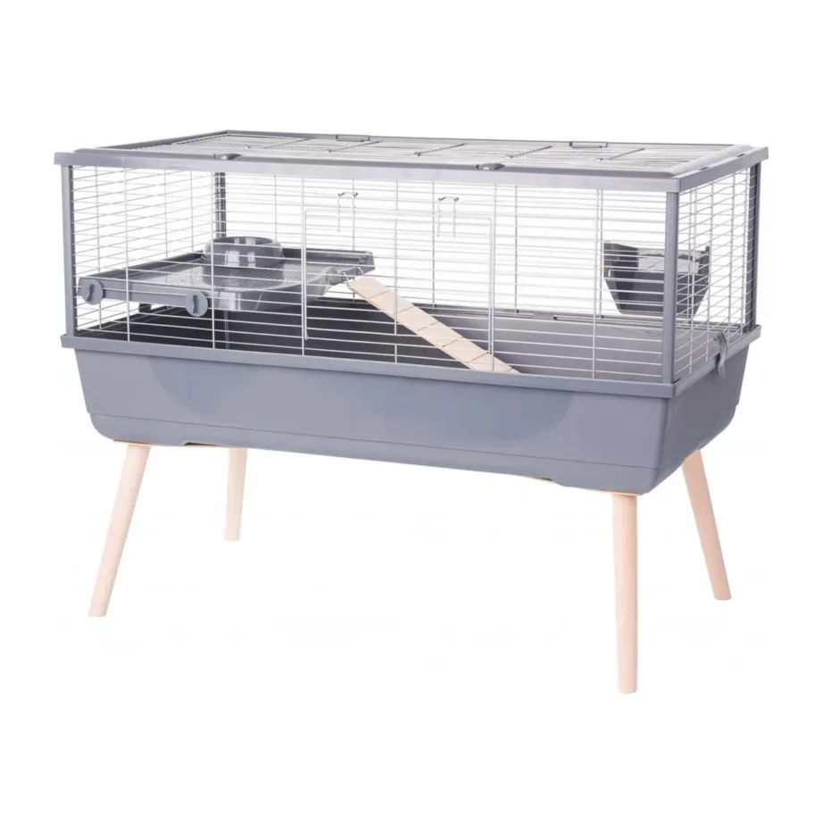 ZOLUX Neolife 100 99x54x76 cm hall näriliste puur merisigadele, puidust jalgade ja tarvikutega