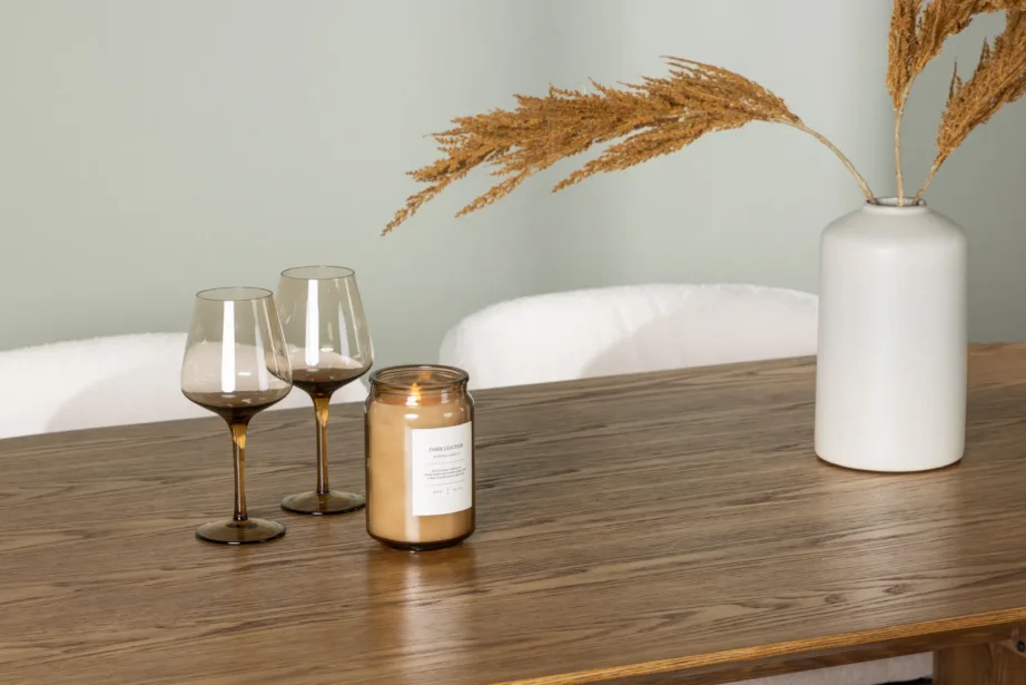 Ovaalne MDF-söögilaud Isolde valgete buklee Edina toolidega, GR23647 – 7