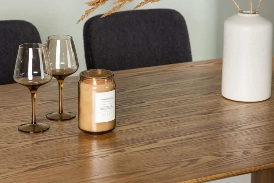 Ovaalne söögilauakomplekt Isolde mustade Yesterday toolidega (MDF, buklee kangas), GR23649 – 7