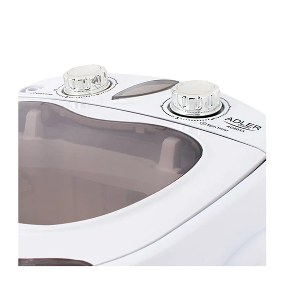 Adler AD 8055 mini pealtlaetav poolautomaatne pesumasin 3 kg valge – 10