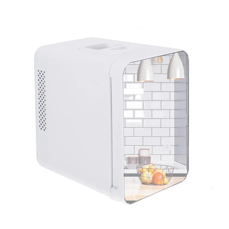 Adler AD 8085 valge peegliga minikülmik autosse ja koju 18,3 cm lai – 2