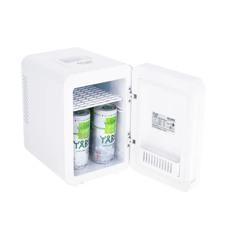 Adler AD 8085 valge peegliga minikülmik autosse ja koju 18,3 cm lai – 4