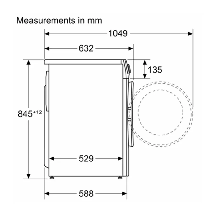 Bosch WGG244ZMSN 9 kg valge A-klassi eestlaetav pesumasin aurufunktsiooniga – 7