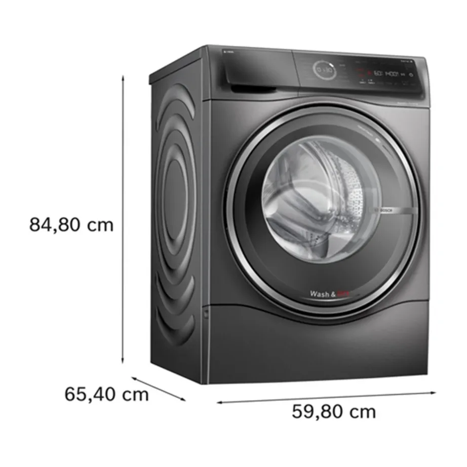 Bosch WNC254ARSN 10,5 kg/6 kg hall pesumasin-kuivati, eestlaetav, 60 cm – 2