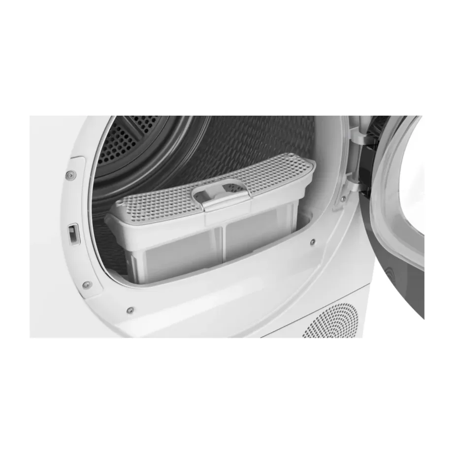 Bosch WQG2450ISN 9 kg valge soojuspumbaga kuivati LCD-ekraani ja isepuhastusega 60 cm – 5