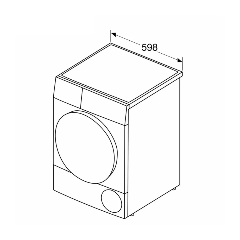 Bosch WQG245DXSN 9 kg hall soojuspumbaga kondenseeriv kuivati LCD-ekraaniga 60 cm – 7