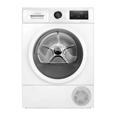 Bosch soojuspumbaga kuivati 9 kg eestvaates