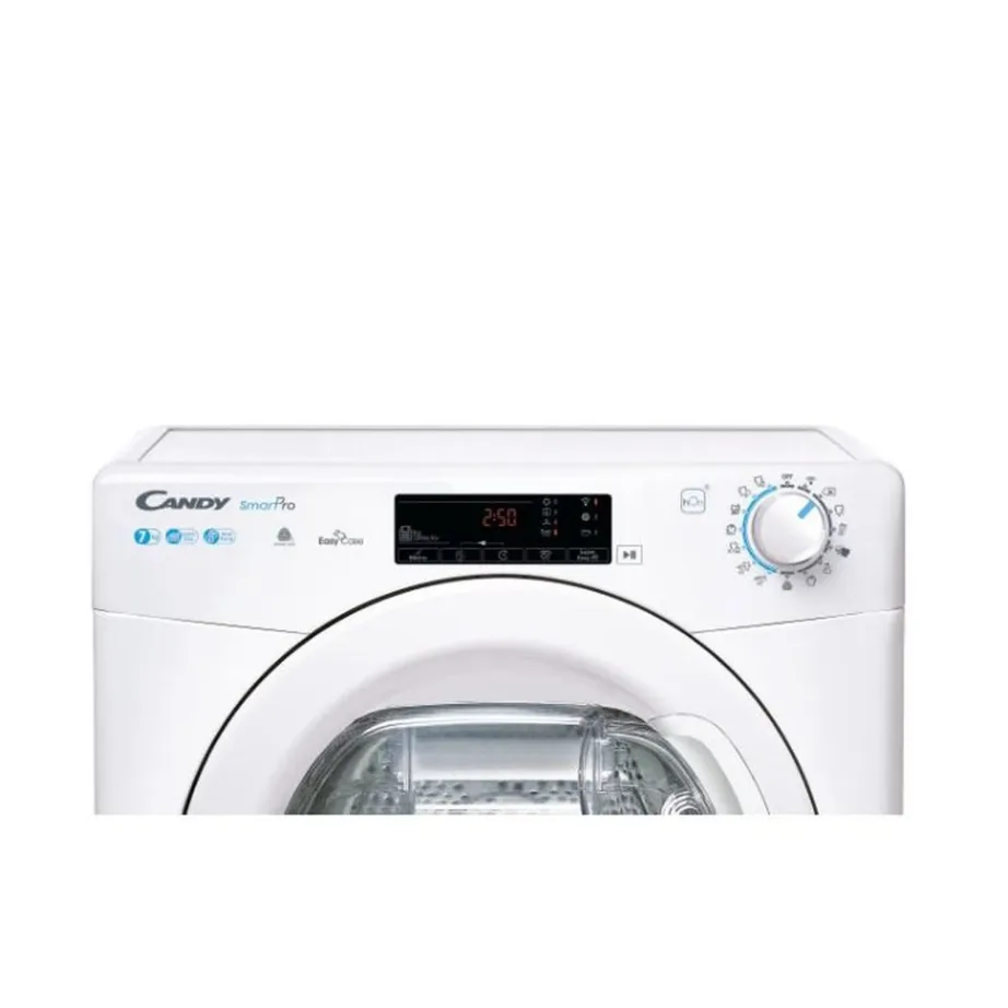 Candy CSOE H7A2TE-S 7 kg valge eestlaetav kuivati LED-ekraaniga 60 cm – 4