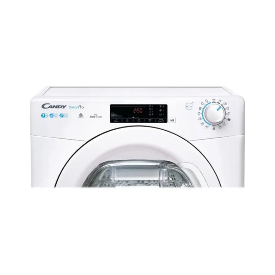 Candy CSOE H7A2TE-S 7 kg valge eestlaetav kuivati LED-ekraaniga 60 cm – 8