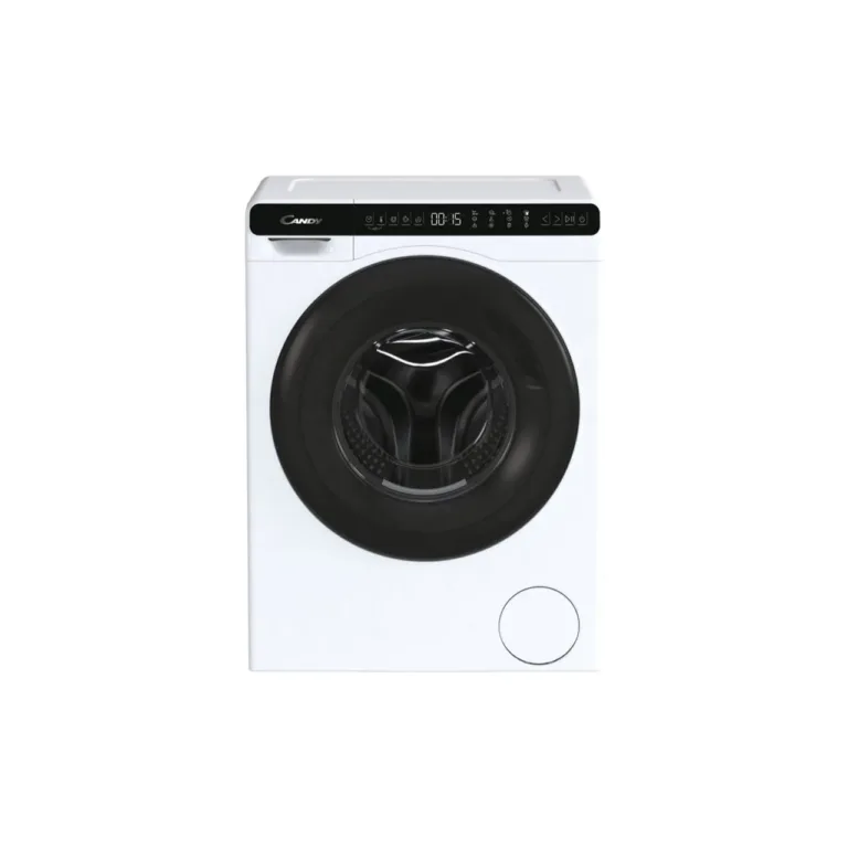 Valge 5 kg esiklaadungiga pesumasin Candy CW50-BP12307-S eestvaates