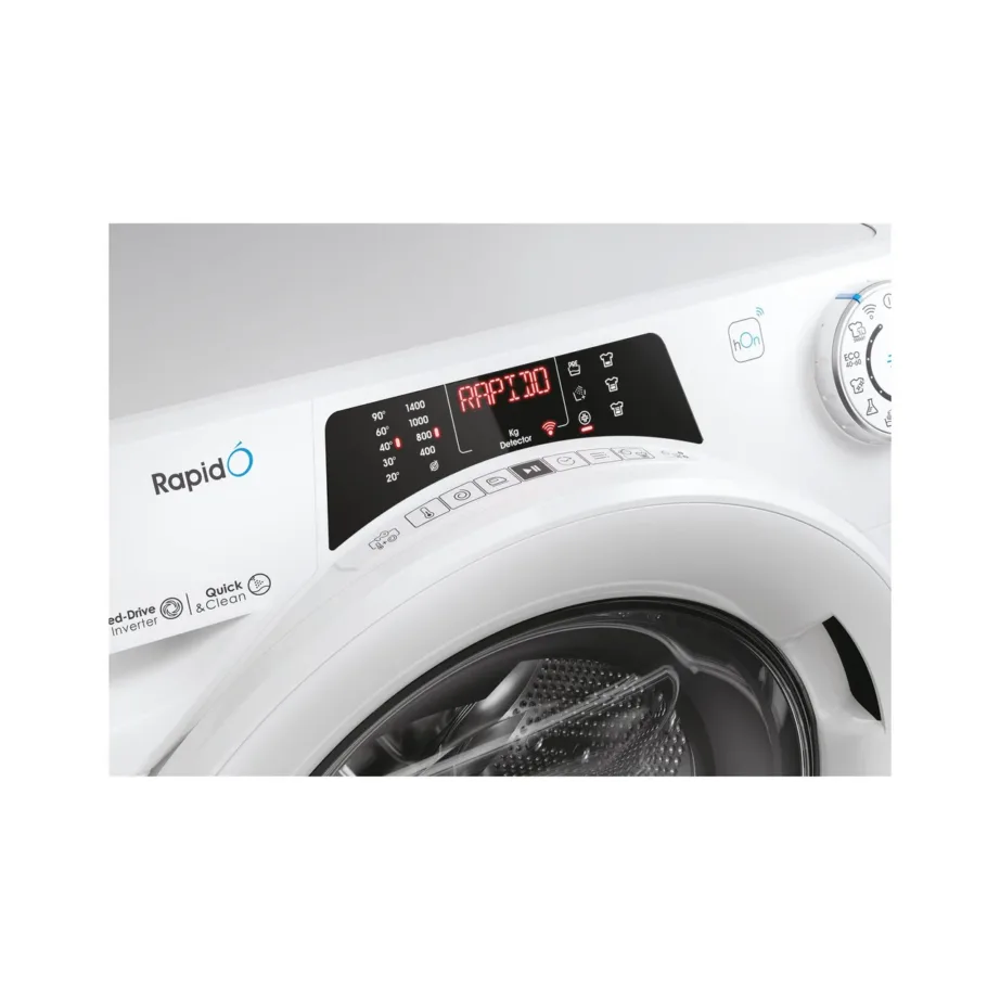 Candy RO 496DWM7/1-S 9 kg esilaetav pesumasin aurufunktsiooniga TFT-ekraaniga Wi-Fi 60 cm - 10