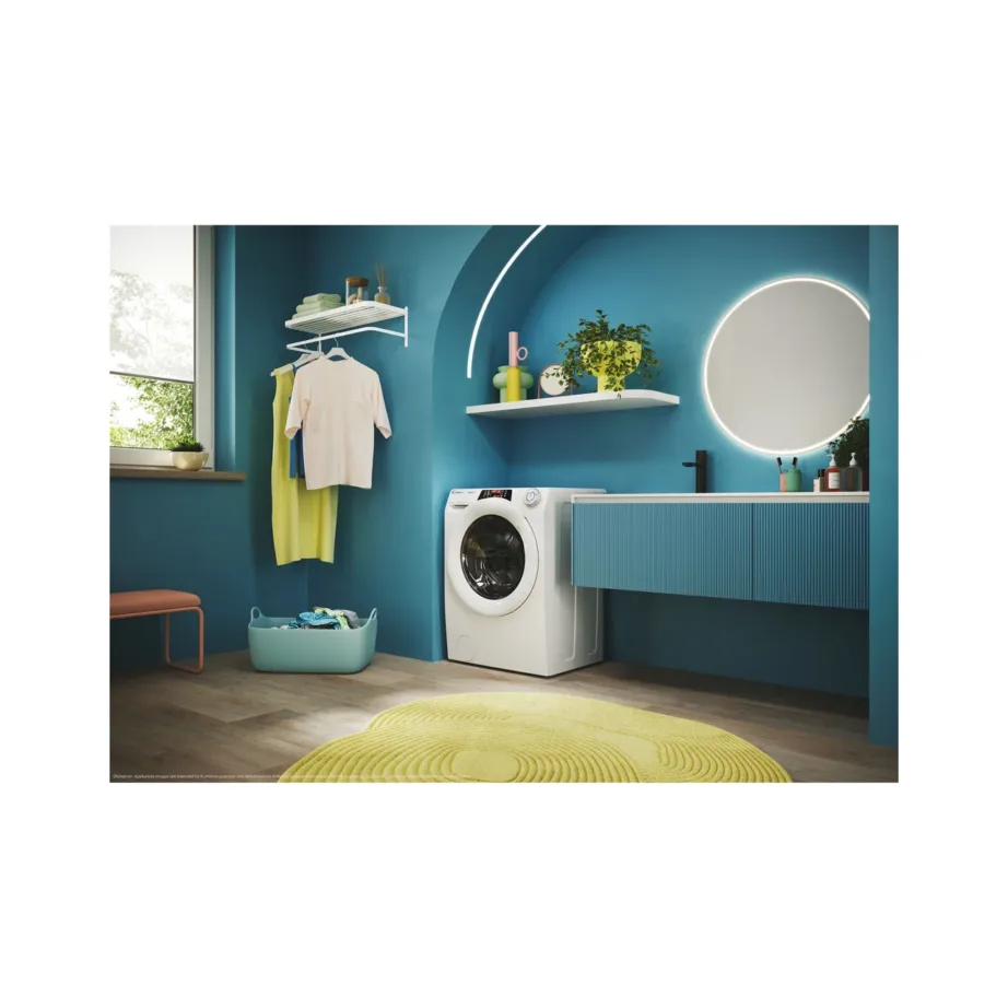 Candy RO 496DWM7/1-S 9 kg esilaetav pesumasin aurufunktsiooniga TFT-ekraaniga Wi-Fi 60 cm - 15