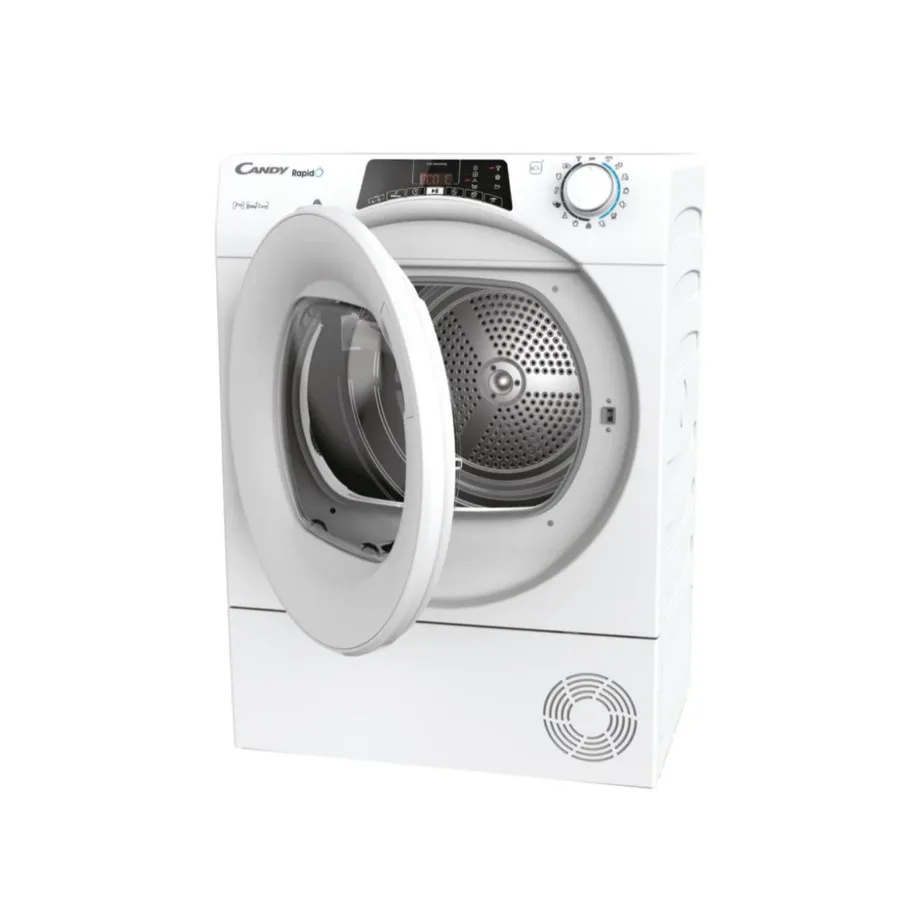 Candy RO4 H7A1TEX-S 7 kg valge eestlaetav kuivati Wi-Fi ja LCD-ekraaniga 60 cm – 5