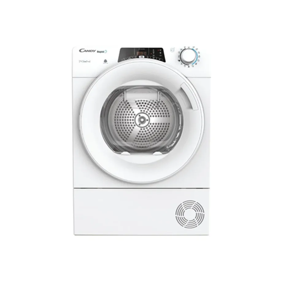 Candy RO4 H7A2TEX-S 7 kg valge eestlaetav kuivati Wi-Fi ja LCD-ekraaniga 60 cm