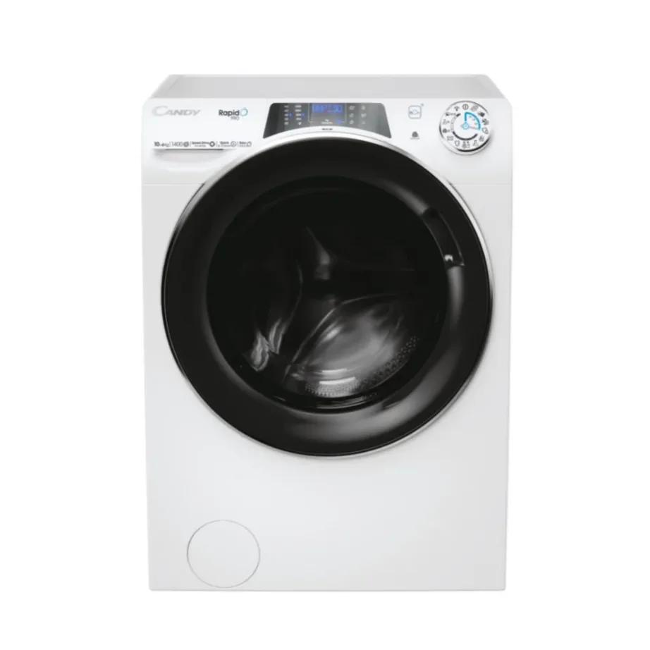 Candy RPW41066BWMBC-S 10 kg/6 kg valge eestlaetav pesumasin-kuivati 60 cm aurufunktsiooniga