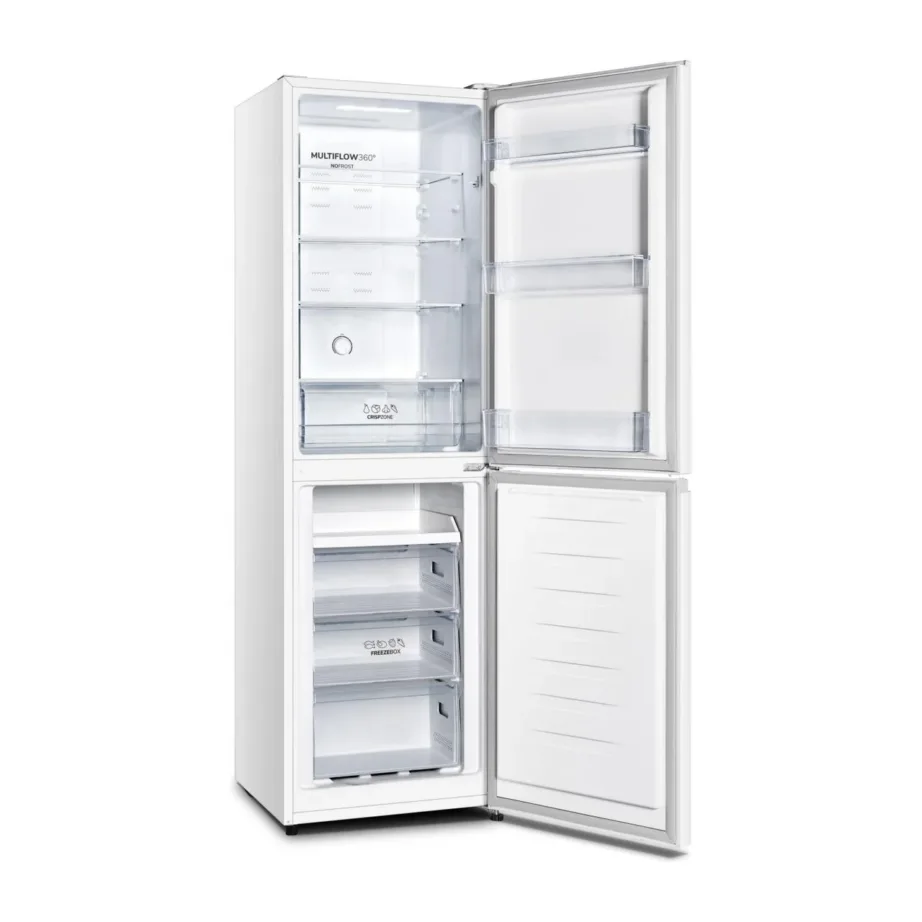 Gorenje NRK418ECW4 55 cm valge eraldiseisev No Frost külmik-sügavkülmik 256 l – 2