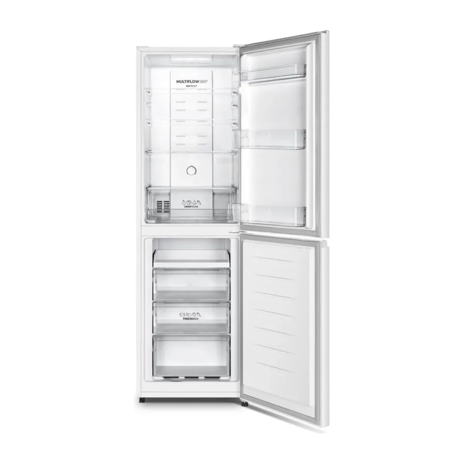 Gorenje NRK418ECW4 55 cm valge eraldiseisev No Frost külmik-sügavkülmik 256 l – 3