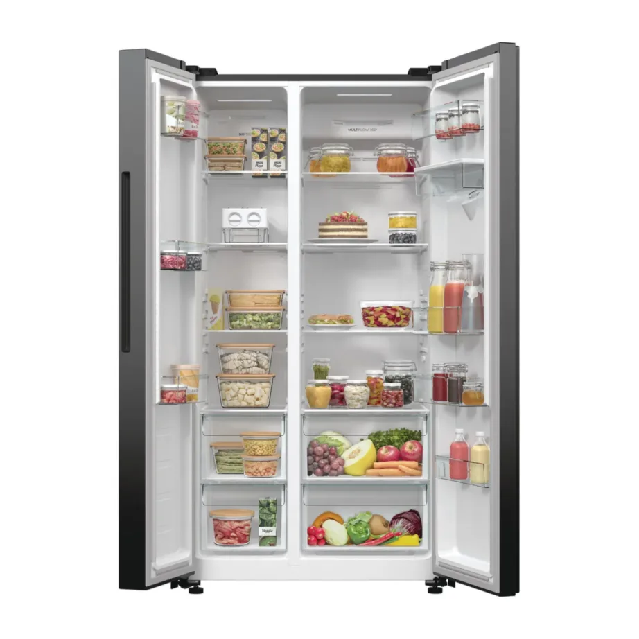 Gorenje NRR9185EABXLWD 91,5 cm must side by side külmik veedosaatoriga No Frost – 5