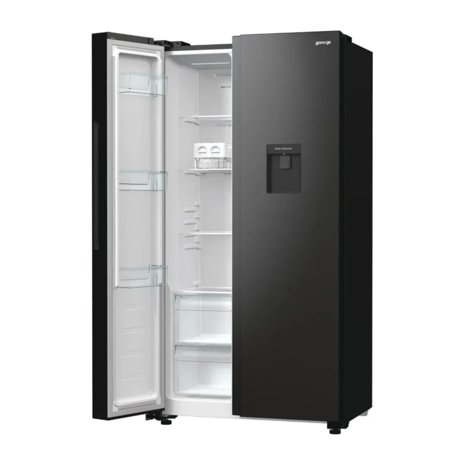 Gorenje NRR9185EABXLWD 91,5 cm must side by side külmik veedosaatoriga No Frost – 7