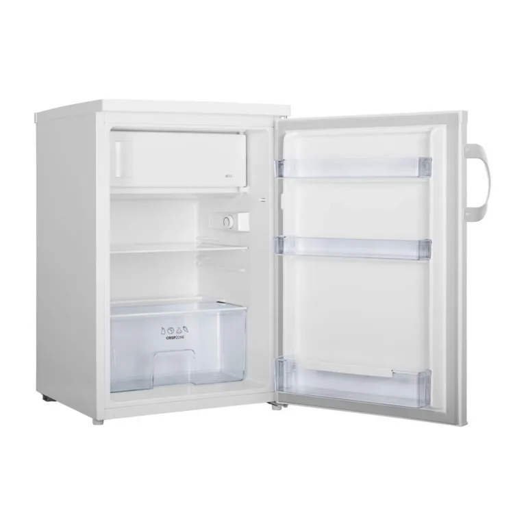 valge väike külmik sügavkülmaga Gorenje RB492PW eestvaade