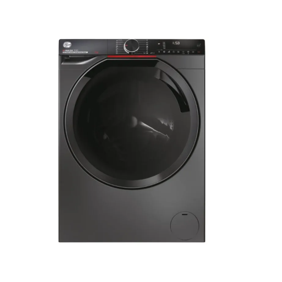 Hoover H7W4 49MBCR-S 9 kg must eestlaetav pesumasin aurufunktsiooni ja Wi-Fi-ga, 60 cm