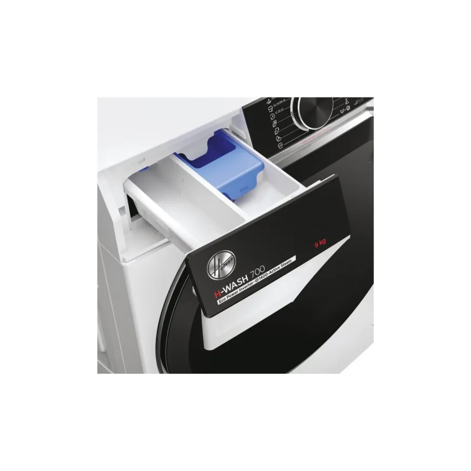 Hoover H7W449AMBC-S 9 kg valge eestlaetav pesumasin, 1400 p/min, 60 cm, Wi-Fi ja aurufunktsioon - 11