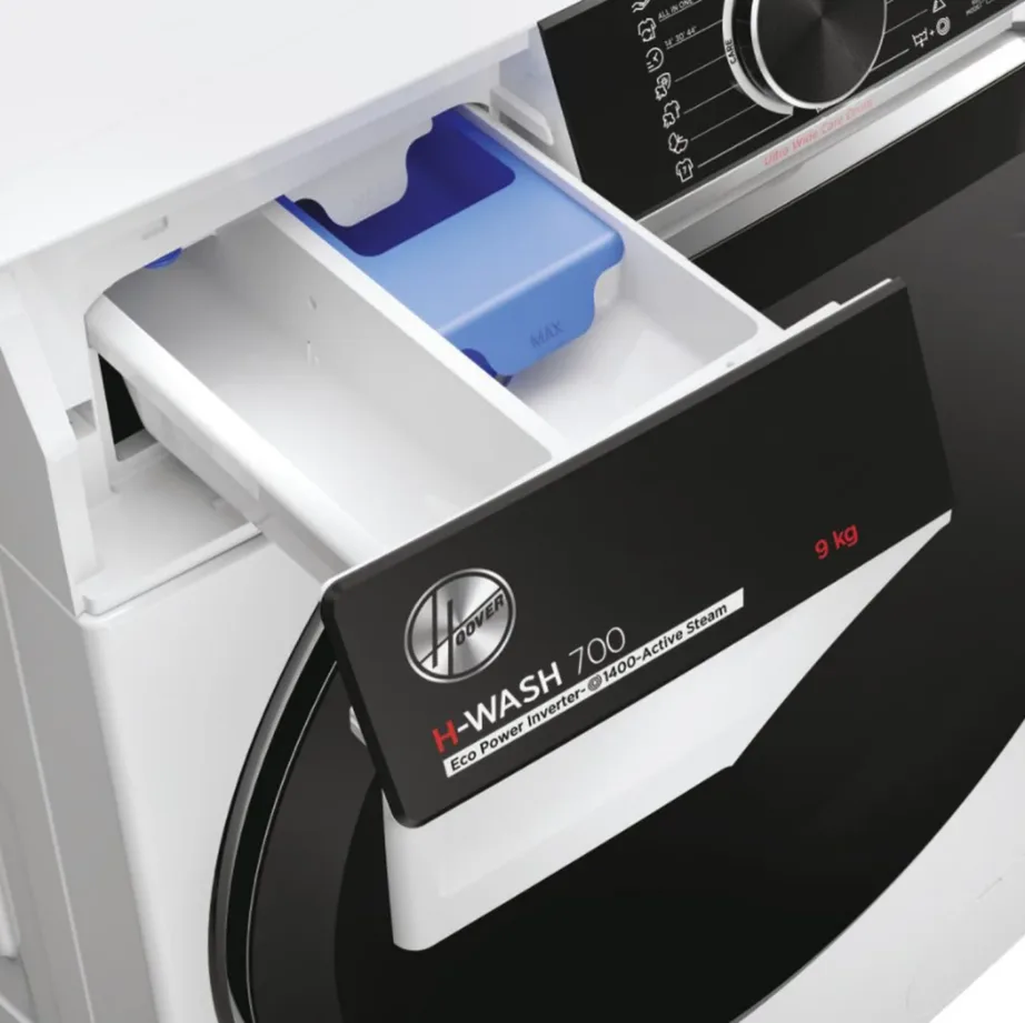 Hoover H7W449AMBC-S 9 kg valge eestlaetav pesumasin, 1400 p/min, 60 cm, Wi-Fi ja aurufunktsioon - 20