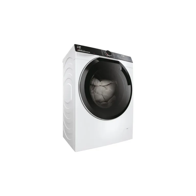 Hoover H7W449AMBC-S pesumasin esivaatega, valge
