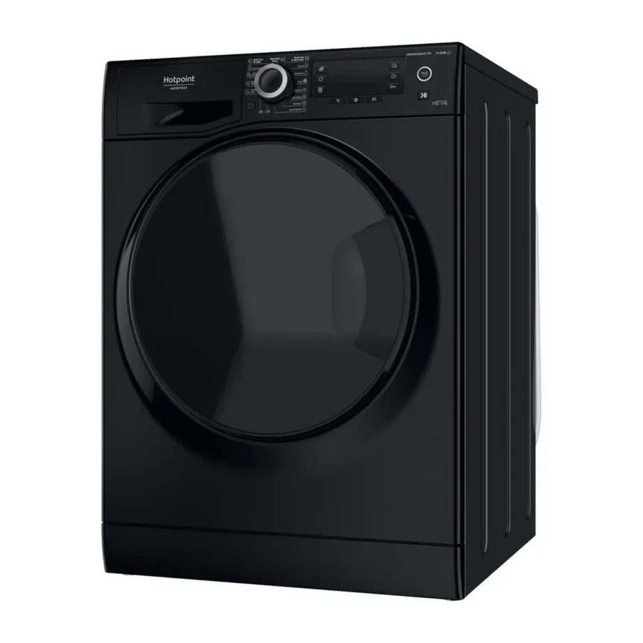 Hotpoint NDD 11725 BDA EE 11 kg must pesumasin-kuivati aurufunktsiooniga, 60 cm – 2