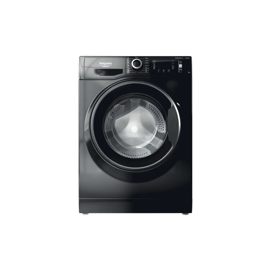 Hotpoint NLCD 948 BS A EU 60 cm must esilaetav pesumasin LCD-ekraani ja aurufunktsiooniga, 9 kg – 2