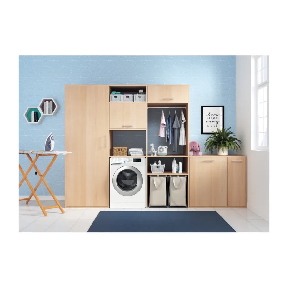 Indesit BDE 76435 WSV EE 60 cm valge pesumasin-kuivati 7/6 kg LCD aurufunktsiooniga – 6