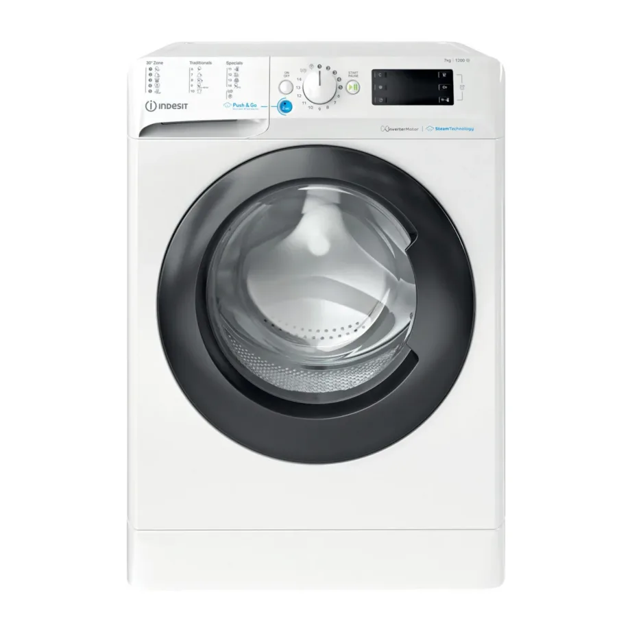 Indesit BWSE 71295X WBV EU 7 kg 1200 p/min valge esiküljelt laaditav pesumasin 60 cm – 2