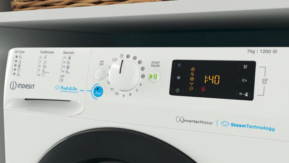 Indesit BWSE 71295X WBV EU 7 kg 1200 p/min valge esiküljelt laaditav pesumasin 60 cm – 4