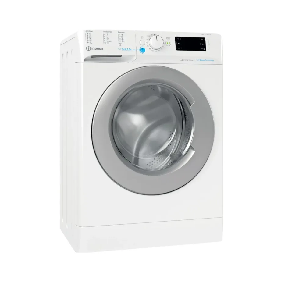 Indesit BWSE 71295X WSV EU 7 kg valge eestlaetav pesumasin 60 cm