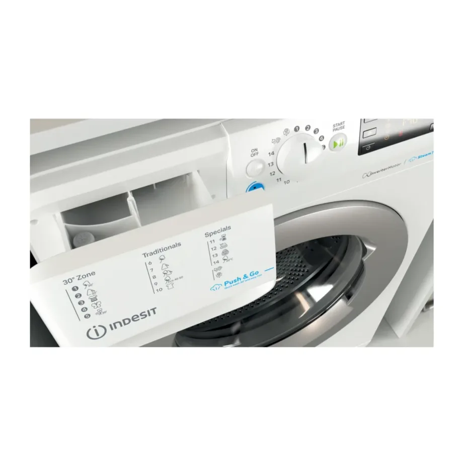 Indesit BWSE 71295X WSV EU 7 kg valge eestlaetav pesumasin 60 cm – 7