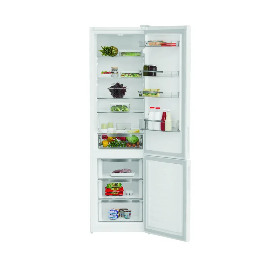 Indesit INKS 1401 W4E 60 cm valge E-energiklassi vabaltseisev kombikülmik 386 L alumise sügavkülmaga – 2