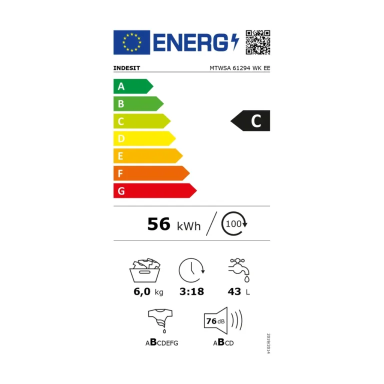 valge esilaetav pesumasin 6 kg avatud trumliluuk Indesit