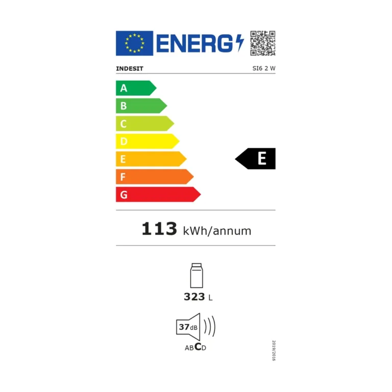 Indesit SI6 2 W külmiku detailne vaade käepidemele