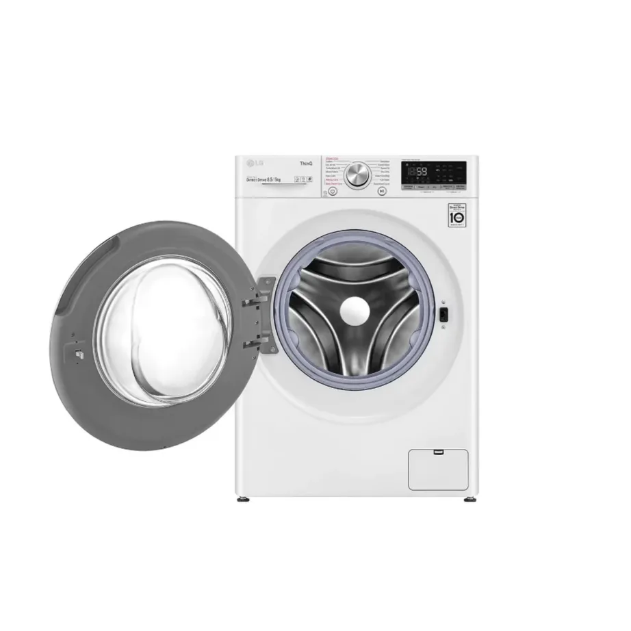 LG F2DV5S8S2E 60 cm valge pesumasin-kuivati 8,5/5 kg aurufunktsiooni ja Wi-Fi-ga – 2