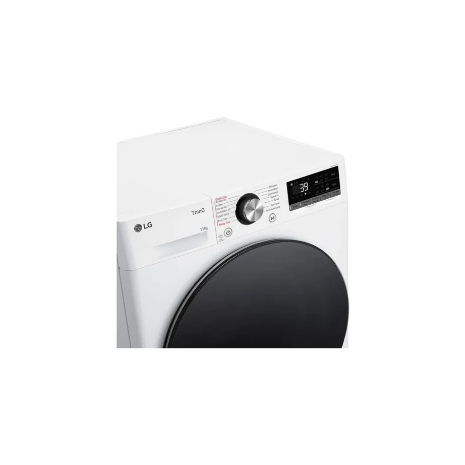LG F4WR711S2W 11 kg valge A-klassi eestlaetav pesumasin, aurufunktsioon, Wi-Fi, 60 cm - 11